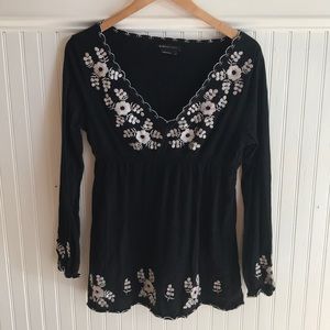 BCBG Maxazria Enbroidered Top